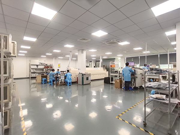 Taller de producción SMT de tiras LED de Hanron Lighting en China